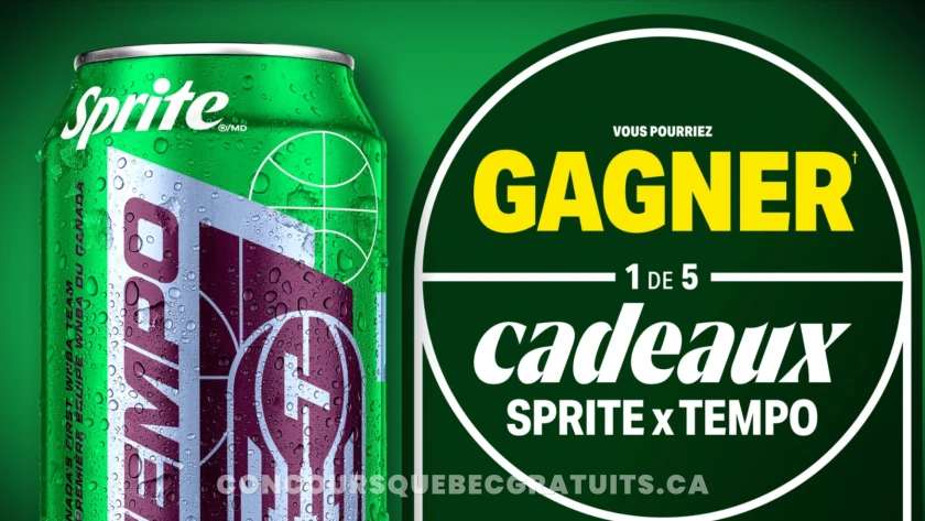 Gagnez l’un des 5 lots Sprite X Tempo