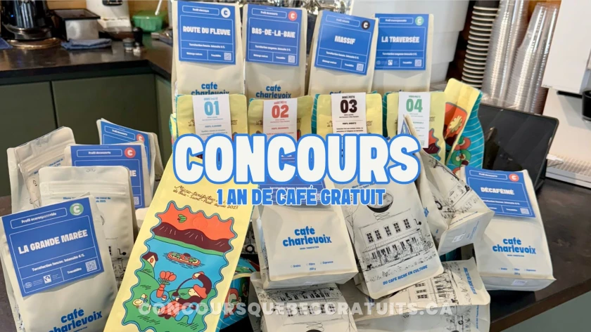 Concours Café : gagnez 12 mois de café gratuit