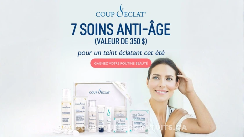Gagnez une routine anti-âge complète de 7 soins
