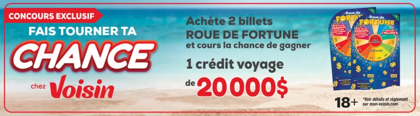 Participez au concours : crédit-voyage de 20 000$