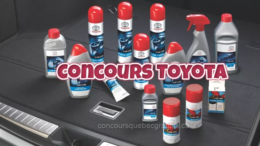 Concours : Gagnez un ensemble Toyota pour le ménage de printemps