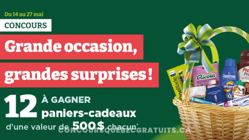 Gagnez l'un des 12 paniers-cadeaux Proxim de 500$