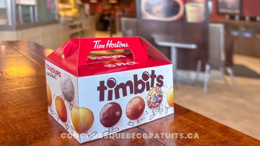Obtenez un pack gratuit de 10 Timbits