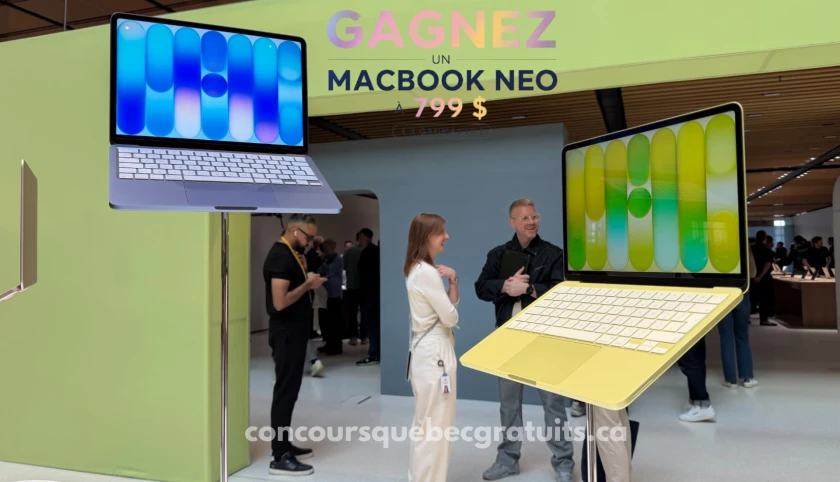 Gagnez un MacBook Neo à 799 $ (3 Gagnants)