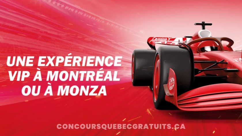 Gagnez un voyage F1 à Monza ou Montréal plus 200 prix KitKat