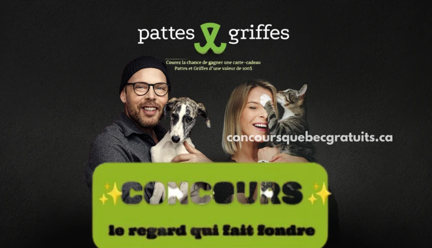 Participez et gagnez une carte-cadeau Pattes et Griffes 100$