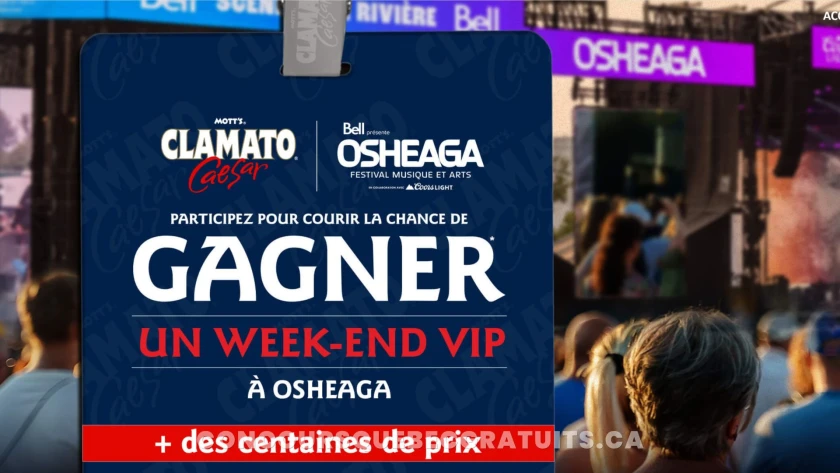 Concours : gagnez un week-end VIP à Osheaga