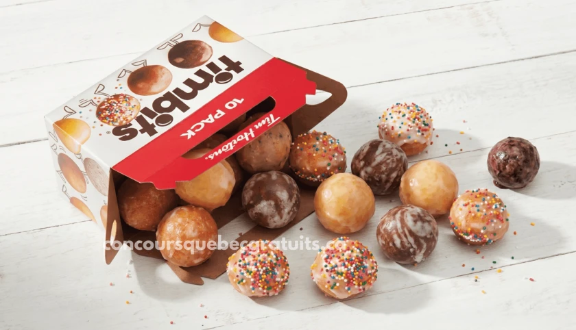 Obtenez un paquet GRATUIT de 10 Timbits chez Tim Hortons