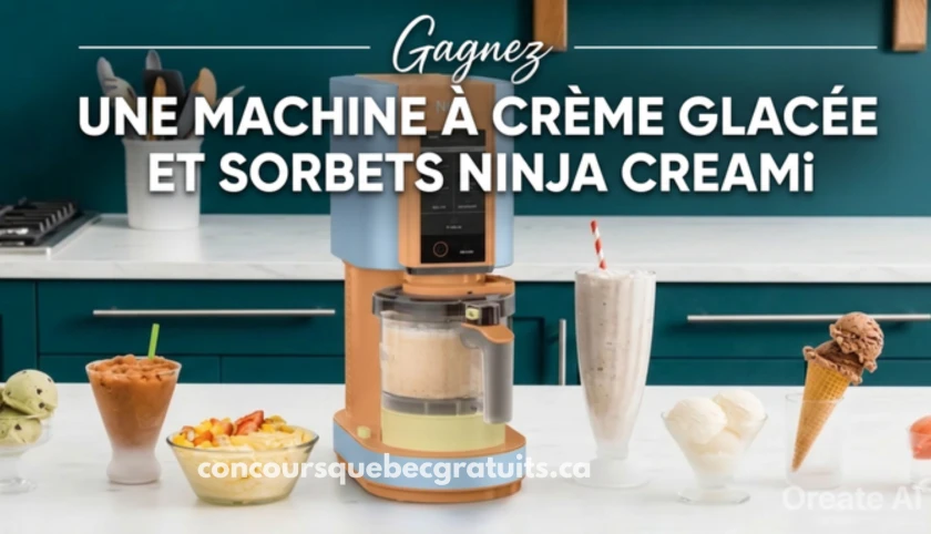 Tentez de gagner une machine à crème glacée Frigidaire