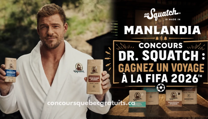 Concours Dr. Squatch : Gagnez un voyage à la FIFA 2026