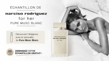 Échantillons gratuits Narciso Rodriguez Pure Musc Blanc