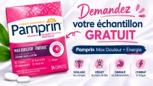 Demandez votre échantillon gratuit Pamprin Max Pain + Energy