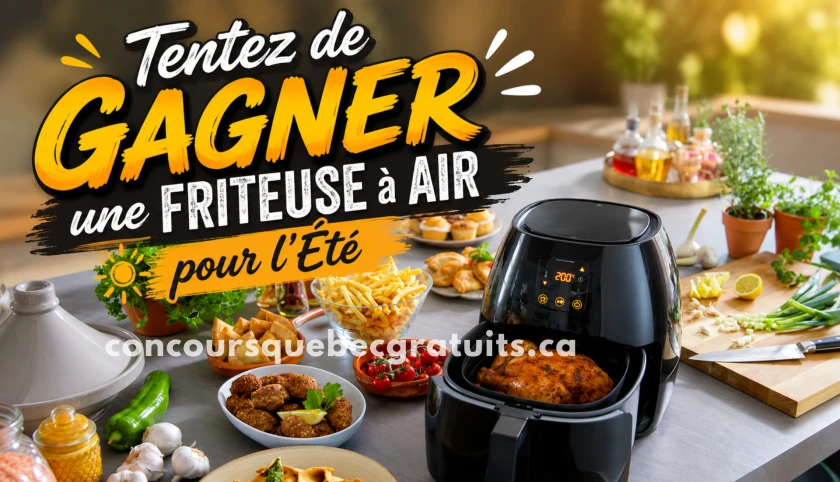 Tentez de Gagner une Friteuse à Air pour l'Été
