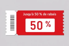 Jusqu’à 50 % de rabais chez Deux par Deux