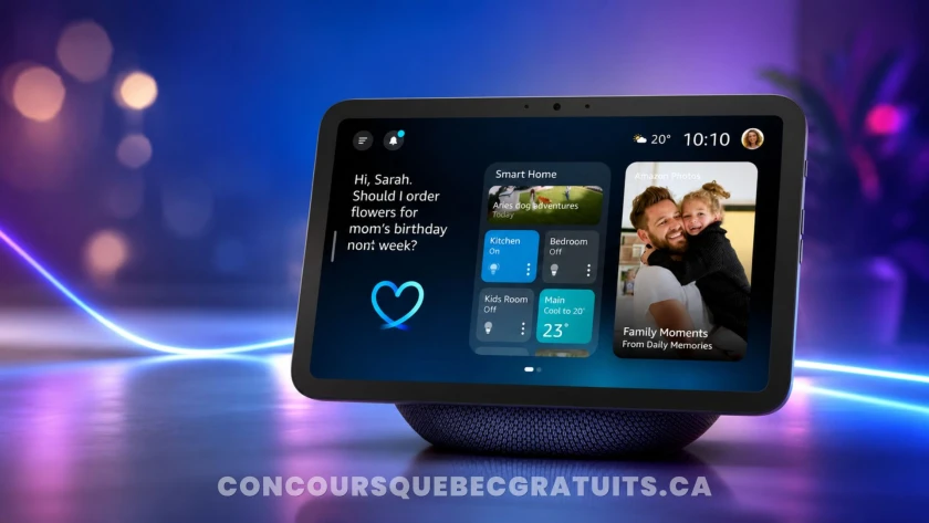 Tentez de gagner un Echo Show 8 (valeur 249 $)