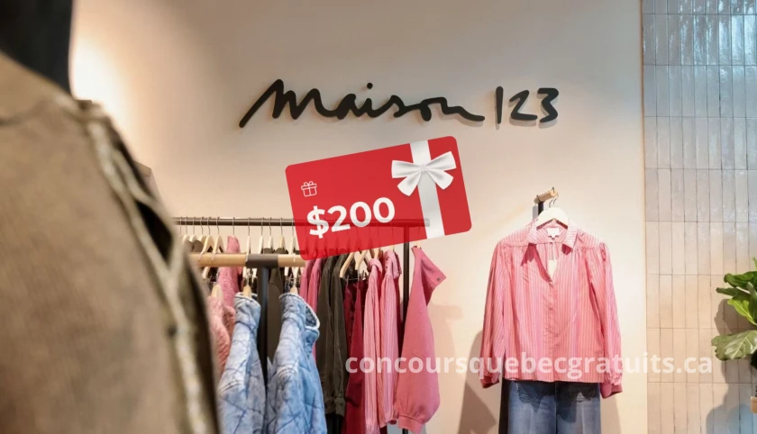 Concours — Gagnez 200 $ chez 123.mode