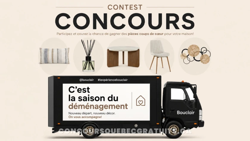 Concours Bouclair — Gagnez une carte cadeau de 1000$