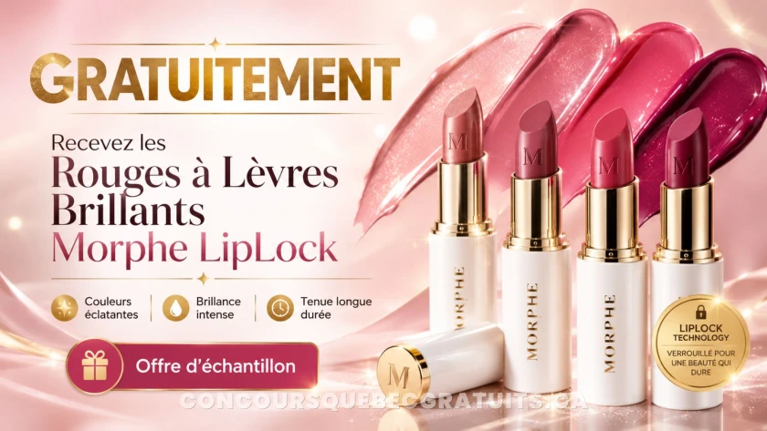 Testez gratuitement les rouges à lèvres LipLock Morphe