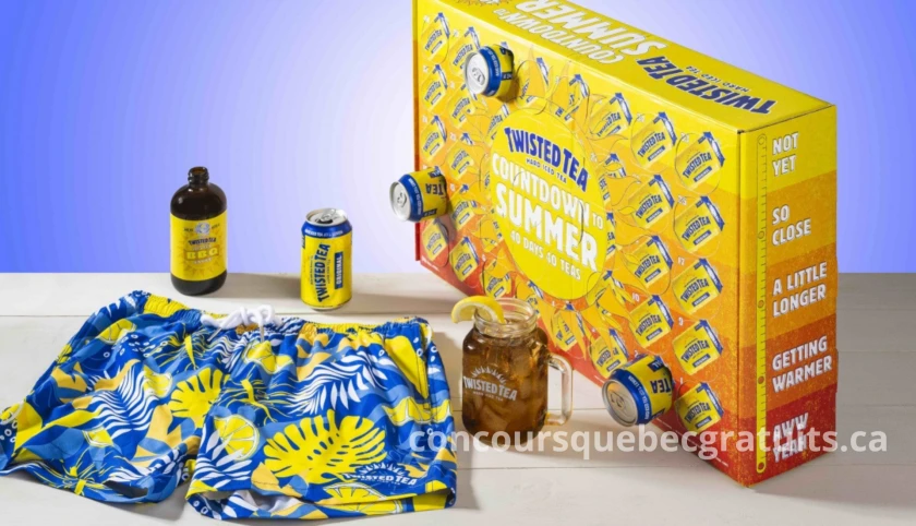 Gagnez un pack estival Twisted Tea évalué à 500 $
