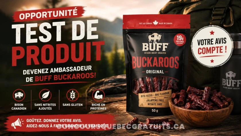 Test produit : Buff Bison Buckaroos, snacks protéinés au bison
