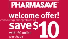 Coupon Pharmasave Canada — Économisez 10 $ sur votre achat
