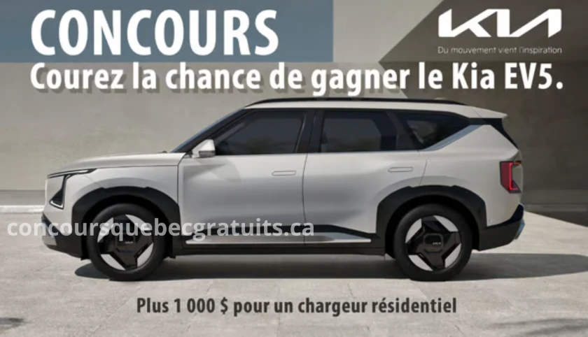 Gagnez une Kia EV5 2026 + 1000 $ en Argent