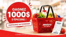 Tentez de gagner une des 12 cartes-cadeaux Metro 1 000 $