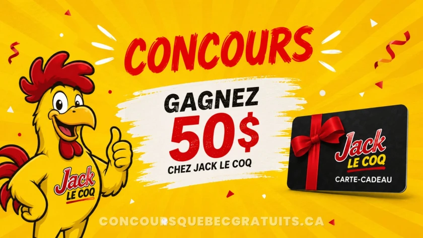Concours : Gagnez une carte‑cadeau Jack Le Coq de 50 $