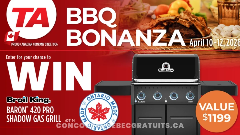 Gagnez un Broil King 1199$ au TA Appliances BBQ Bonanza