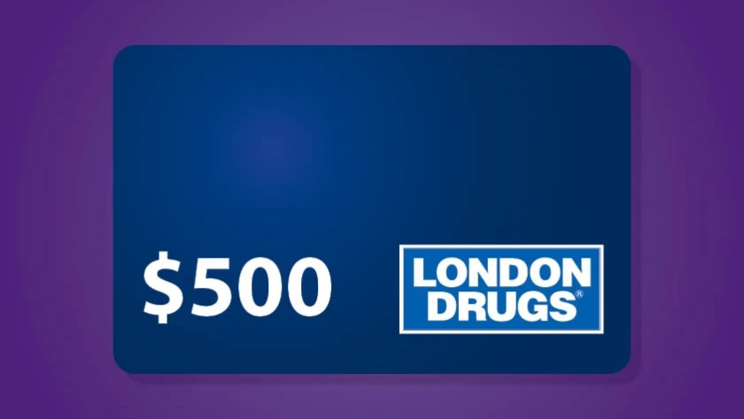 Gagnez 1 des 3 cartes-cadeaux de 500 $ chez London Drugs