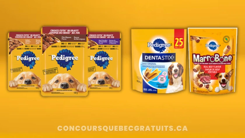 Économisez 4$ sur un paquet de gâteries PEDIGREE