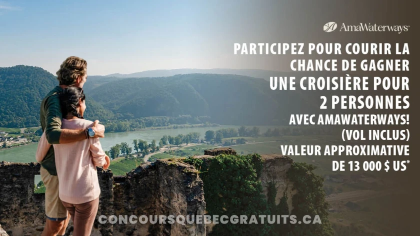 Gagnez une croisière AmaWaterways à 13 000 $