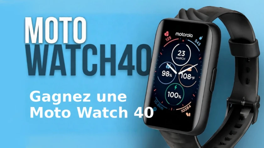 Concours Motorola Canada : Gagnez une Moto Watch 40