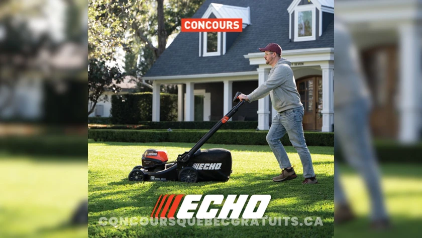 Gagnez une tondeuse ou un souffleur ECHO 56V — Concours Du Jardin