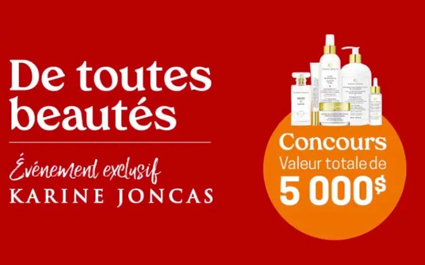 10 prix à gagner d’une valeur totale de 5000 $