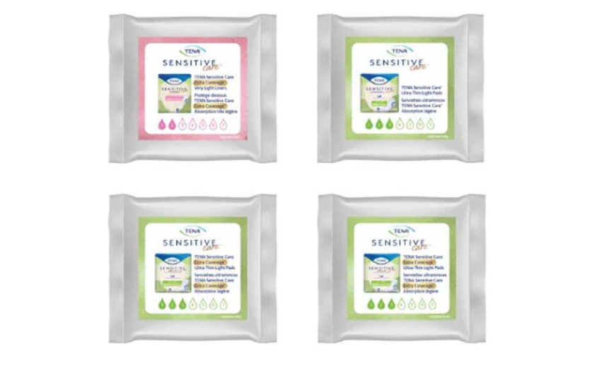 Recevez des échantillons gratuits des serviettes TENA Sensitive Care