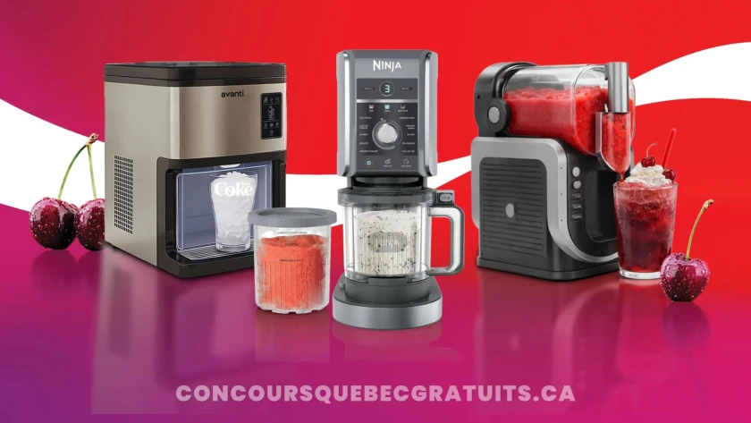Gagnez une machine à glace et produits Coca-Cola Cerise