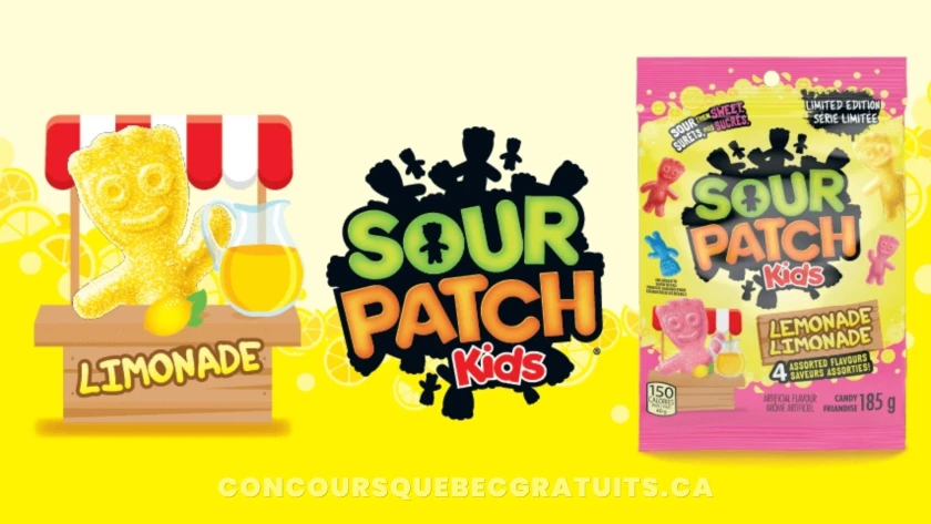 Concours Limonade Sour Patch Kids — Carte-cadeau 500$