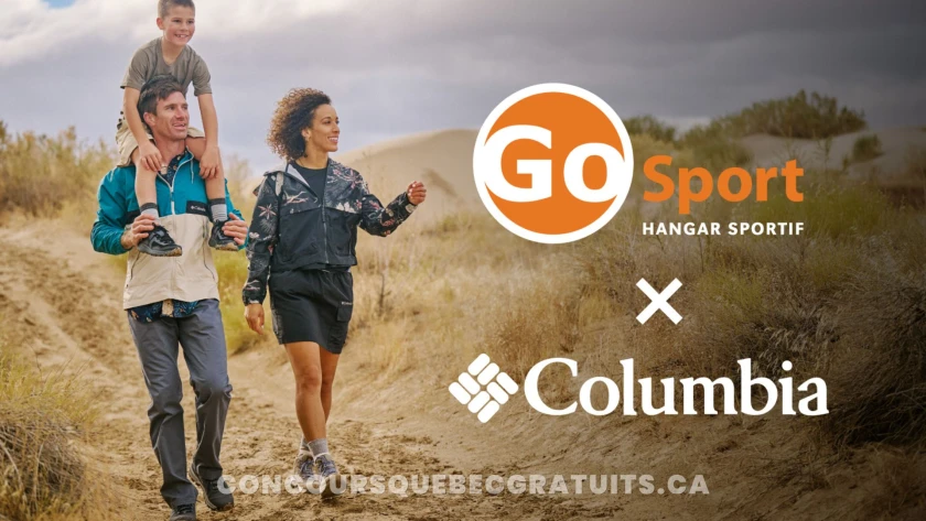 Tentez de gagner 1000 $ en vêtements Columbia