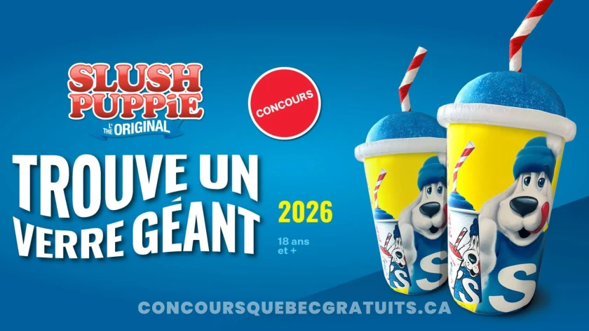 Participez au concours Slush Puppie et gagnez 1000$