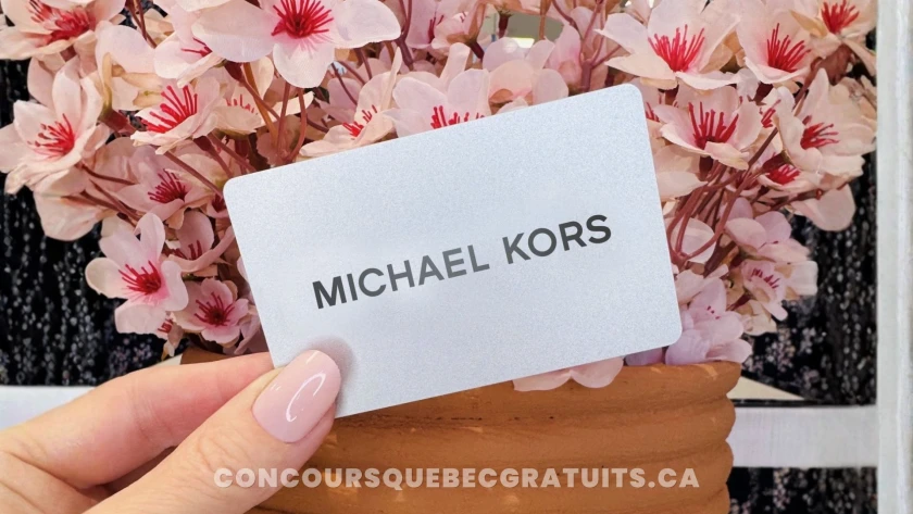 Concours Fête des Mères : Carte-cadeau Michael Kors 75$