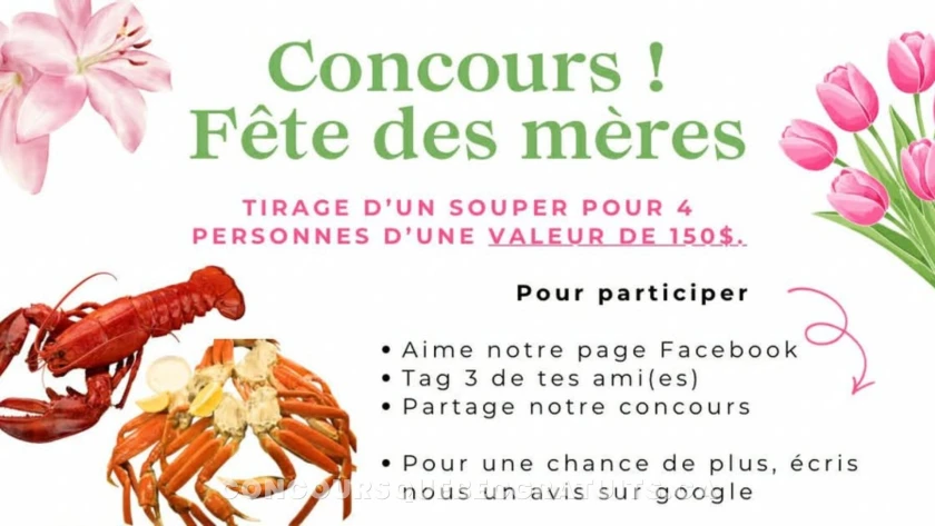 Concours : gagnez un souper pour 4 personnes