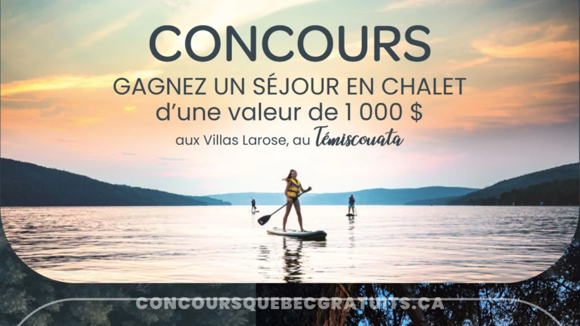 Gagnez un séjour en chalet pour 4 aux Villas Larose